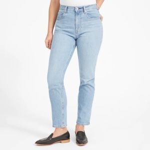 Everlane The Japanese Denim Cheeky Jeans in Sky Blue